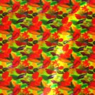 3D Lenticular Fabric Sheet Autumn Fall Leaves Falling Colorful  #SH-R212#