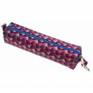 Pencil Case Futuristic Purple Blue Cone Pattern 3D Lenticular #R-111-GLOBO#