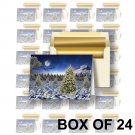 Christmas Cards Trees Snow Lenticular Holiday Greeting Card Item #GC-985-24#