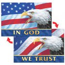 In God We Trust Fridge Magnet Patriotic 3D Animated Lenticular #MA4X6-250-IN#