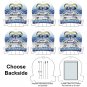 SET OF 6 - 3D Lenticular Luggage Sports Bag Tag, Swimming #LTSP-378#