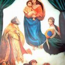 3D Lenticular Christian Sistine Madonna Cherubim 10.5x13.5in Poster #PKF-187-PI#