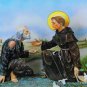 3D Lenticular Religious Saint Anthony Beggar 10.5x13.5 in Poster #RCC-605-PI#