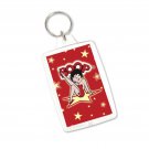 Lenticular Betty Boop Star Red Kick 2X3” Vintage Keychain Key Chain #BB-203-KCF#