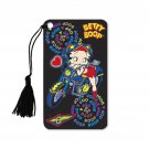Lenticular Betty Boop Black Motorcycle 2x4” Bookmark Tassel #BB-206-BM#