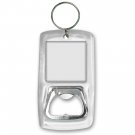 Bottle Opener Blank Photo Key Chain Clear Acrylic Case LOT OF 3 #BOA-Blank-S3#