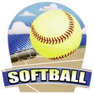 Softball Luggage Sports Bag Tag 3D Lenticular #LTSP-377#