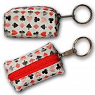 Poker Card Las Vegas Coin Purse Keyring PatternChanging Lenticular #R-014-GLOBI#