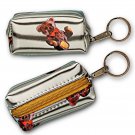 Teddy Bear Teddybear Lipstick Coin Purse Keychain 3D Lenticular #R-0109-GLOBI#