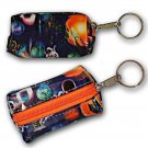 Astronaut Space Stars Lipstick Coin Purse Keychain 3D Lenticular #R-217-GLOBI#
