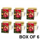 Holiday Christmas Red Ornament Greeting Card 3D Lenticular #GC-982-6#