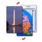 Luggage Bag Travel Tag Washington Monument Globe USA Lenticular #LT01-222#