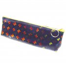 Pencil Case Lenticular Color-Changing Multicolor Butterflies Black  #Sobre-019B#