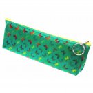 Pencil Case Lenticular PVC Color-Changing Butterfly Pattern Green  #Sobre-019G#