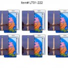 Washington Monument SETOF6 Lenticular Luggage Bag Travel Tag Globe US #LT01-222#