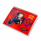 Betty Boop Red Motorcycle Lenticular Notebook 4x6in 144 Page #BB-205-NB#