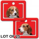 Beagle Dog  Bookmark Page Clip Lenticular Flip Effect LOT OF 25 #PM01-246-S25#
