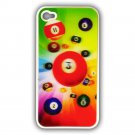 iPhone 4 4S Case Billiar Pool Table Balls 3D Lenticular #IPC4-707#