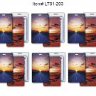 Luggage Bag Travel Tag Bridge Under Construction Lenticular  Set of 6#LT01-203#