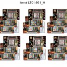 SETOF6- Lenticular Animate Las Vegas Slot Machine Luggage Travel Tag -LT01-951_H