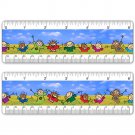 Children Dancing in Field Ruler Bookmark 6 Inch Animated Lenticular #RU06-255#