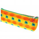 3D Lenticular Orange Paw Yellow Background Pencil Case #Sobre-112#