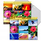 Hawaii Summer Tropical Flowers Photo Album Lenticular Flip 4x6 In. #PA4X6-801#