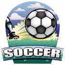 Soccer Luggage Sports Bag Tag 3D Lenticular #LTSP-376#
