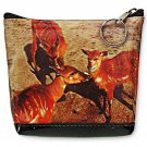 Universal Purse Bag Peaceful Tranquil Deer Family 3D Lenticular #PK-292-PAVIA#