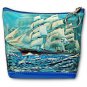 Universal Purse Bag Classic Ship on Ocean Sea Waves 3D Lenticular #PK-047-PAVIA#