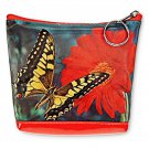 3D Lenticular Universal Purse Bag Monarch Butterfly Gerber Daisy #RC-622-PAVIA#