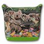 Universal Purse Bag Cute Koala Bear Animal Family 3D Lenticular #SSP-494-PAVIA#