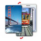 Golden Gate Bridge Luggage Bag Travel Tag Cable Car Lenticular #LT01-229#