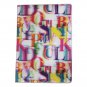 ID CARD Holder Typhography Multi Color 3D Letters Lenticular #IDH-126#