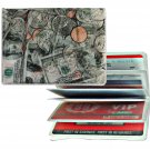 ID CARD Holder 3D Money Dollar Coins Bills Lenticular #IDH-952#