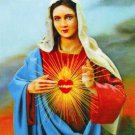 Virgin Mary Sacred Heart 3D Lenticular Christian 10.5x13.5in Poster #PKF-341-PI#