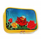 Yellow Purse Make-Up Bag Roses Rose Bush Blue Sky 3D Lenticular #CS-229-PRADO #
