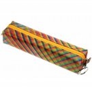 Rainbow Lattice Pattern Pencil Case Lenticular Color-Changing #R-035-GLOBO#