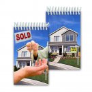 Spiral Notebook Real Estate House Sale Flip Lenticular 2x4" 144 Page #NBM-971#