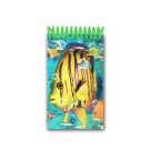 Notebook Spiral Clown Fish Marine Life Ocean 3D Lenticular 2x4" #NBM-302#