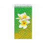 Hawaiian Plumeria Flower Spiral Notebook 3D Lenticular 2x4" 144 Page #NBM-213#