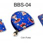 Betty Boop Blue ID Card Holder Coin Purse Wallet Lenticular Set of 3 #BBS-04#