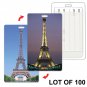 Eiffel Tower Paris Luggage Travel Tag Flip Lenticular Lot of 100 #LT01-602-S100#