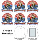 Wrestling Luggage Sports Bag Tag 3D Lenticular SET OF 6 #LTSP-379-6#