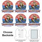 Wrestling Luggage Sports Bag Tag 3D Lenticular SET OF 6 #LTSP-379-6#