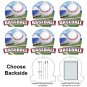 Baseball Luggage Sports Bag Tag Lenticular Set of 6 #LTSP-374-6#