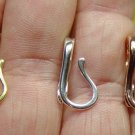 3 Large INTERCHANGEABLE Pendant Hanger SLIDE Enhancer Gold Silver Rose Fits 10mm