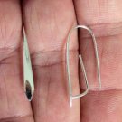 1 PAIR Long and Sleek 1" INTERCHANGEABLE Earring Wires Sterling Silver