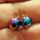 8mm Multi-Colored Magnetic Hemalyke INTERCHANGEABLE Earring Charms YG or SS