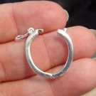 ONE 16x22mm 7/8" Silver Plated Necklace Shortener for Pearls Beads Twist-a-Beads